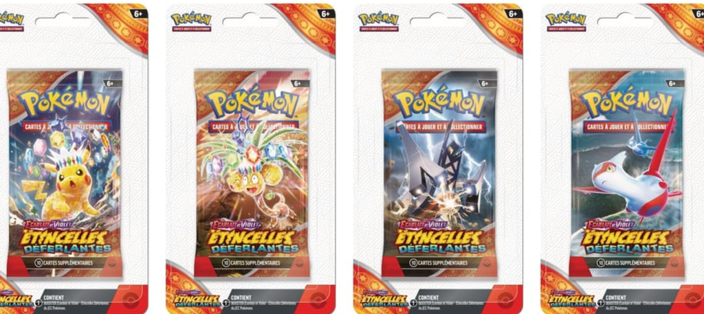 Boosters sous blisters - EV08 Étincelles Déferlantes 