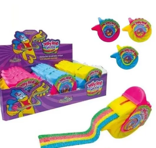 FUNNY CANDY CONFISERIES DISTRIBUTEUR JELLY CITRIQUE ROLL