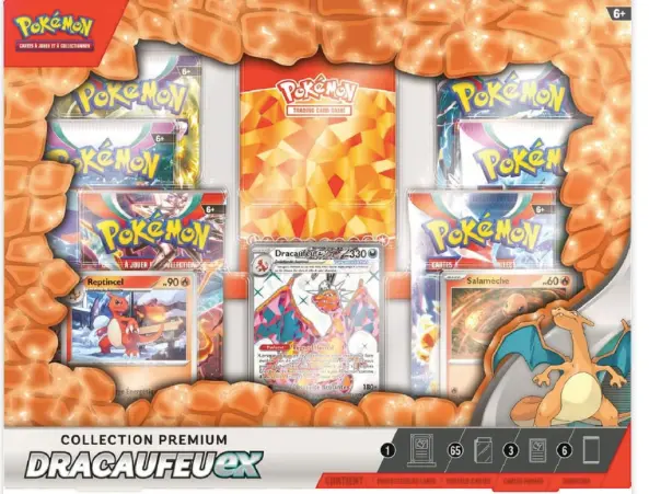 POKEMON COFFRET PREMIUM DRACAUFEU EX