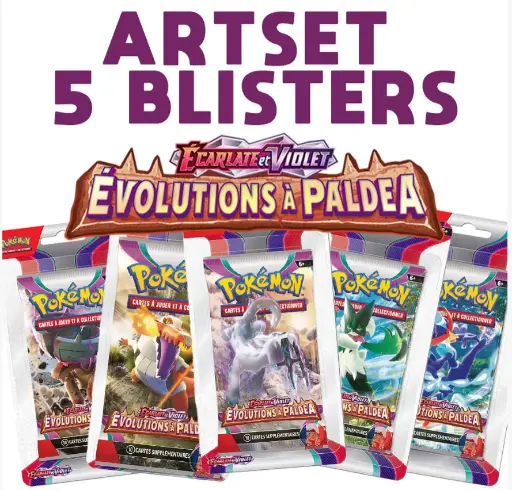 Art set blister évolution à paldéa EV 2 FR